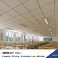 Trần sợi khoáng cạnh gờ